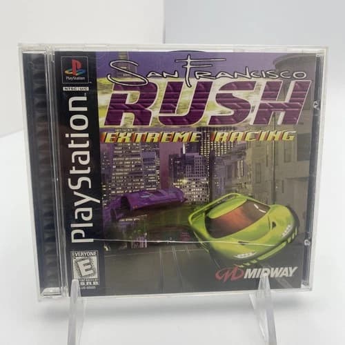 San Francisco Rush Extreme Racing (Sony PlayStation 1, 1998) PS1 Complete-TESTED
