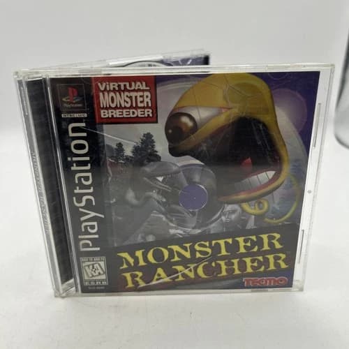 Monster Rancher (Sony PlayStation 1, 1997) Video Game Works Well See Photos