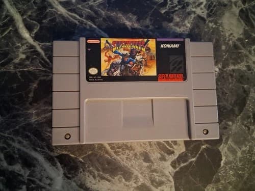 Sunset Riders SNES Authentic Tested Contacts Cleaned