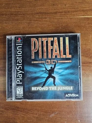 Pitfall 3D Beyond the Jungle PS1 PlayStation 1 Complete CIB Tested