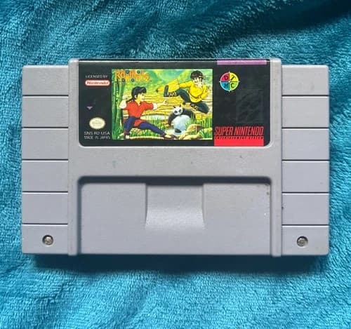 Ranma 1/2 Hard Battle SNES Super Nintendo Authentic, Working, Cartridge Only