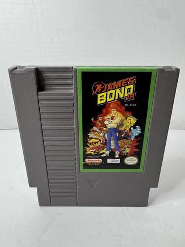 James Bond Jr. Nintendo NES Cleaned & Tested Authentic!
