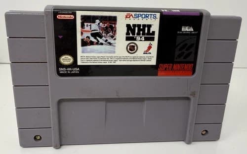 NHL 94 (Super Nintendo Entertainment System, 1993) Authentic & Tested SNES