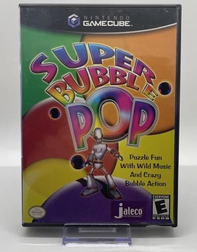 Super Bubble Pop (Nintendo GameCube, 2002) Complete With Manual
