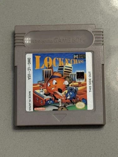 Lock N' Chase (Nintendo Game Boy, 1990) Authentic Cartridge TESTED