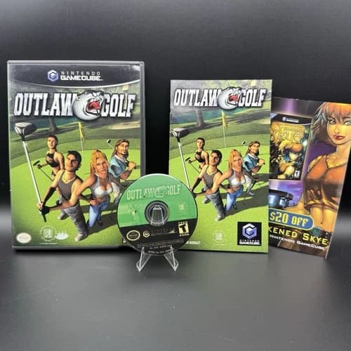 Outlaw Golf (Nintendo GameCube, 2002) Complete In Box CIB