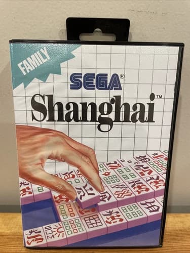 Shanghai (Sega Master, 1988) Cib Manual Insert Tested