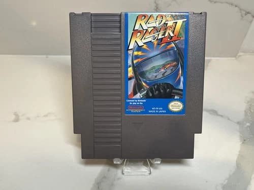 Rad Racer II - 1990 NES Nintendo Entertainment System Game - Cart Only - TESTED!