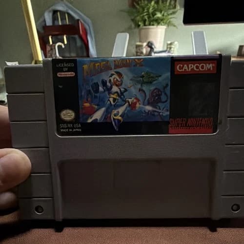 Capcom Mega Man X Super Nintendo SNES NTSC-U/C Game Cartridge Play Tested