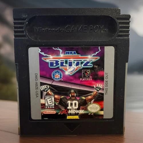 NFL Blitz - Nintendo Game Boy Color - Authentic Midway Football GBC - Tested