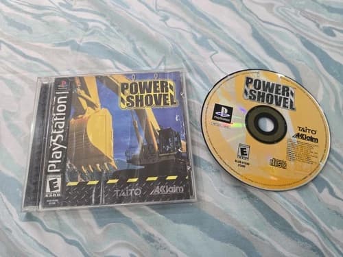 Power Shovel Sony PlayStation 1 PS1 2001 Complete In Box CIB TESTED AND WORKING