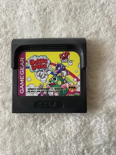 Bubble Bobble (Sega Game Gear, 1994) Authentic - Tested- Great!- Free Shipping