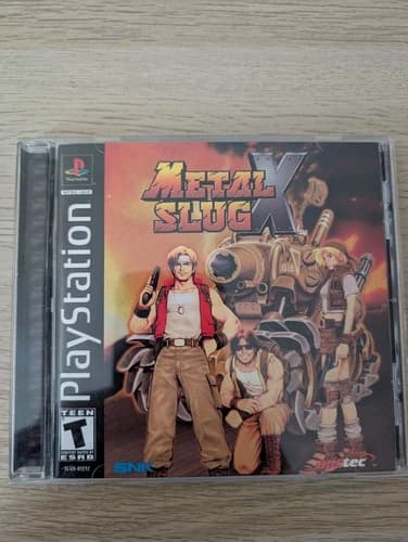 Metal Slug X (Sony PlayStation 1, 2001) CIB with manual and reg card. Authentic