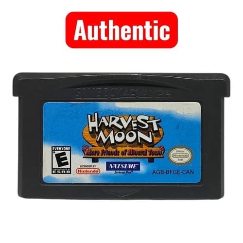 Harvest Moon More Friends of Mineral Town Gameboy Advance Authentic Tested K6