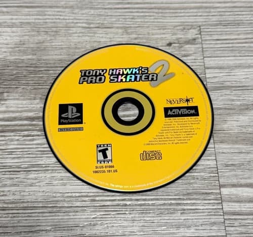 Tony Hawk's Pro Skater 2 PS1 Sony PlayStation 1 Disc Only - Tested