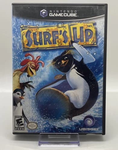 Surf's Up (Nintendo GameCube, 2007) Complete With Manual