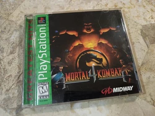 MORTAL KOMBAT 4 IV ✨Playstation PS1✨ Complete CIB Nice Shape Combat