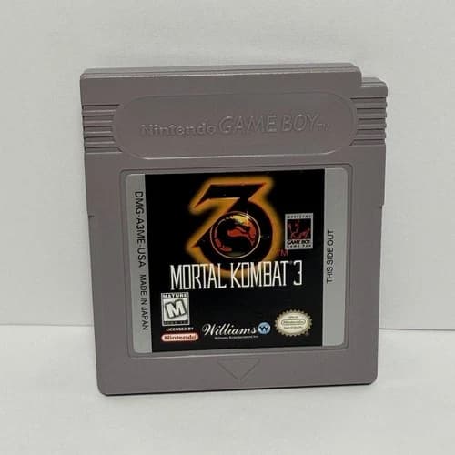 Mortal Kombat 3 Nintendo Game Boy 1995 Video Game Cartridge Tested Works Vintage