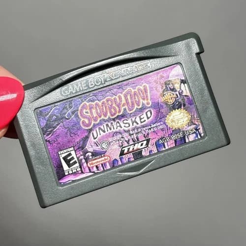 Scooby Doo Unmasked Nintendo GBA GameBoy Advance Game Cartridge Tested Works