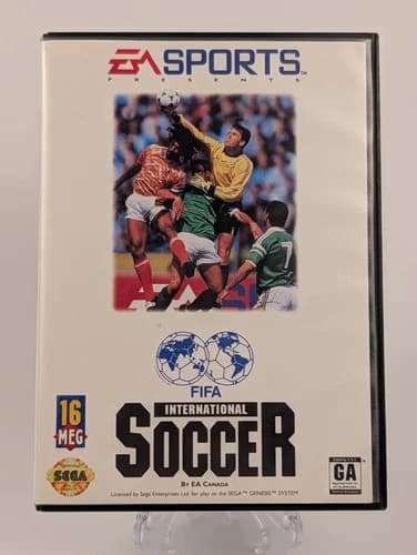 FIFA International Soccer (Sega Genesis, 1993)➡️CIB Complete - Tested & Working
