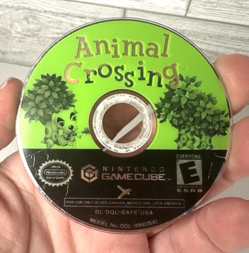 Animal Crossing Nintendo GameCube Disc Only Tested Works 2002