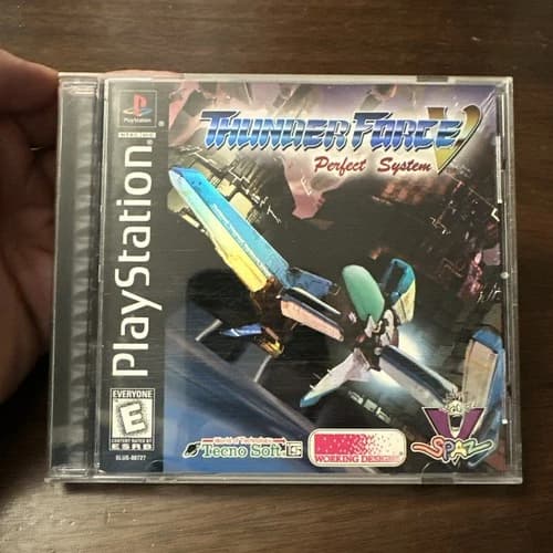 Thunder Force V: Perfect System (Sony PlayStation 1 PS1) Complete - Authentic