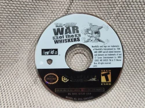 Tom and Jerry In War of the Whiskers Nintendo GameCube GC (Disc Only) - Tested