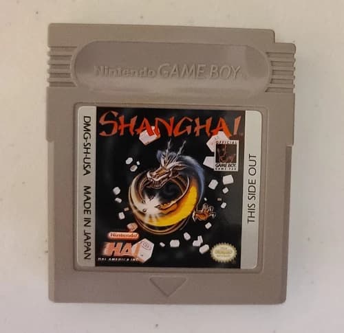Shanghai Game Cartridge For Nintendo Game Boy Clean Tested Excellent Condition