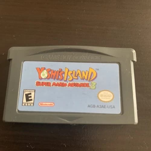 Genuine Super Mario Advance 3 Yoshi's Island Nintendo GBA Gameboy 100% Working