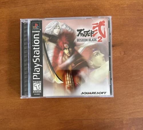 Bushido Blade 2 (PlayStation 1, PS1) Excellent Black label CIB Complete w/ Reg