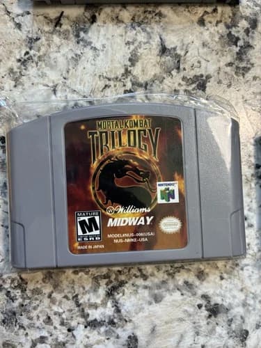 Midway Mortal Kombat Trilogy Nintendo 64 N64 Fighting Game M Rated NTSC-U/C