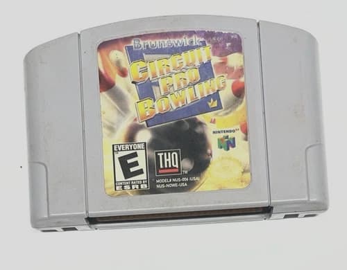 Brunswick Circuit Pro Bowling (Nintendo 64, 1999) N64 Tested