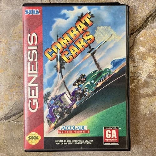 Combat Cars CIB - Sega Genesis **TESTED**