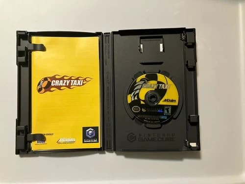 Crazy Taxi (Nintendo GameCube, 2001) CIB Complete W/ Manual Tested Working