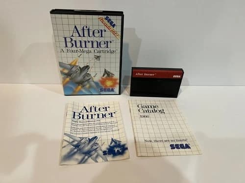 After Burner (Sega Master System, 1988) - Complete - Tested