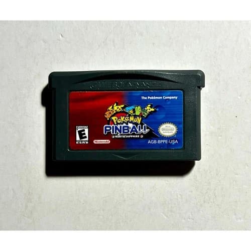 Pokémon Pinball: Ruby and Sapphire(Game Boy Advance GBA)Works Authentic🔥Nice!