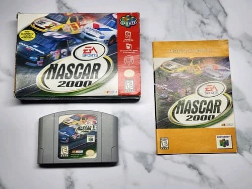 Nascar 2000. CIB Complete. N64 Nintendo 64. Tested. Authentic. Very Good.