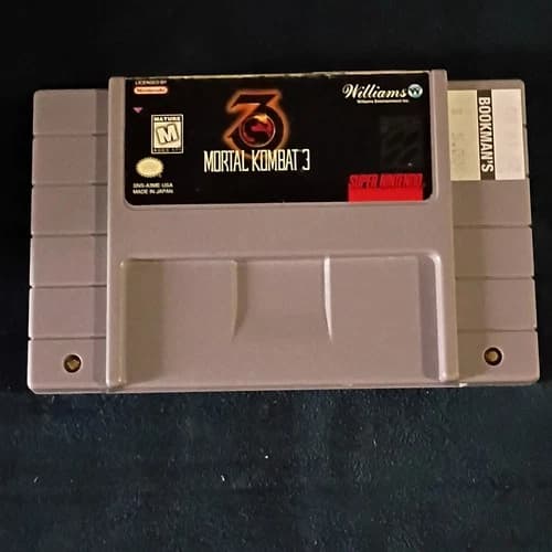 Williams Mortal Kombat 3 Nintendo SNES Fighting Game M Rated NTSC-U/C