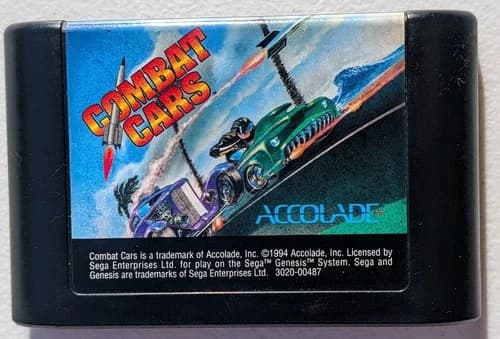 Combat Cars Cartridge Only Sega Genesis