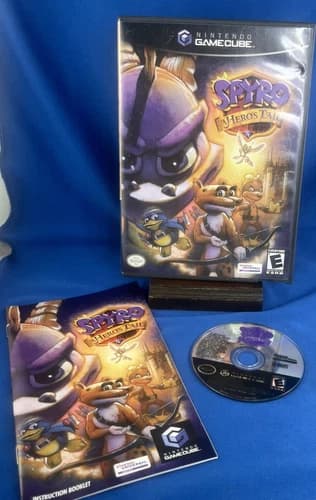 Spyro: A Hero's Tail (Nintendo Game Cube, 2004) CIB W/ Manual