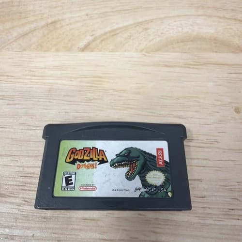 Godzilla: Domination! Nintendo Game Boy Advance 2002 Tested & Working Great