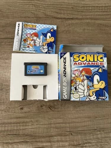 CIB Sonic Advance for Game Boy Advance Authentic and Working