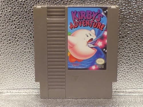 Nintendo NES Kirby's Adventure Platformer Tested & Working Video Game Cartridge