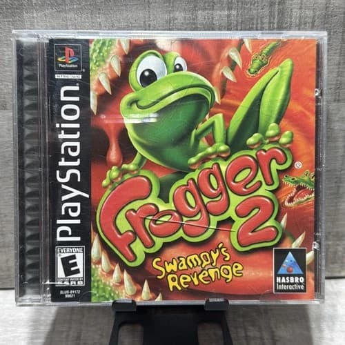 Frogger 2: Swampy's Revenge Playstation 1 PS1 Complete CIB Tested FREE SHIPPING
