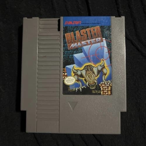 Blaster Master Action Adventure NES Sunsoft NTSC-U/C Game Cartridge
