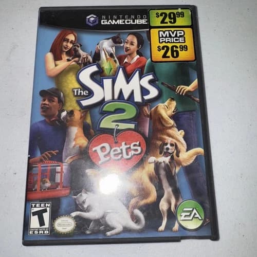 The Sims 2: Pets (Nintendo GameCube, 2006) - Complete w/ Manual - Tested!