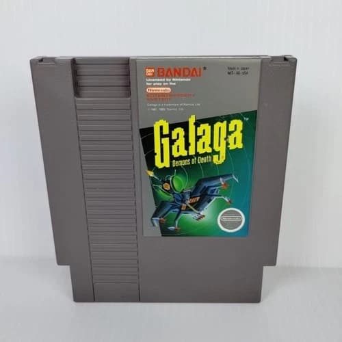 Galaga (Nintendo NES) Cart Only - Authentic - Tested - Free Shipping