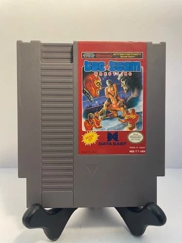 Tag Team Wrestling (Nintendo NES -1A-) Authentic Cleaned Tested