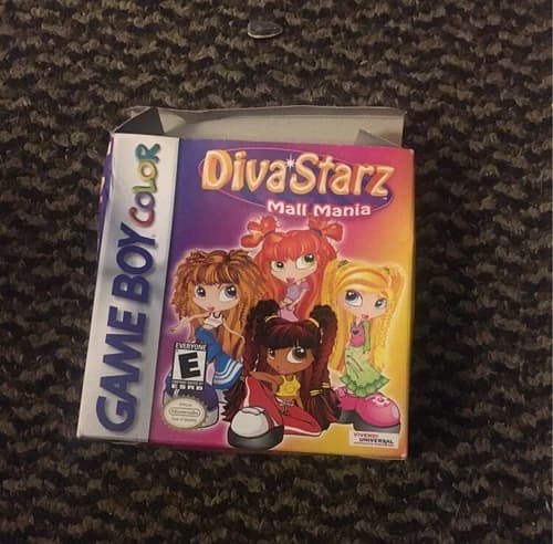 Diva Starz: Mall Mania (Nintendo Game Boy Color, 2000)