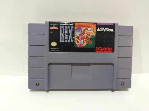 Radical Rex (Super Nintendo, SNES, 1994) Authentic Cartridge, tested.